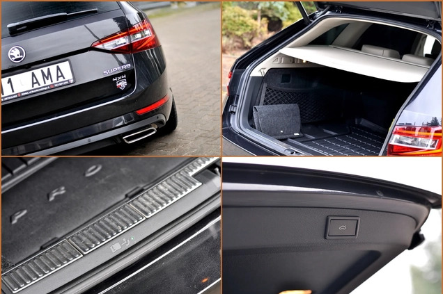 Skoda Superb cena 91500 przebieg: 181000, rok produkcji 2018 z Płock małe 704